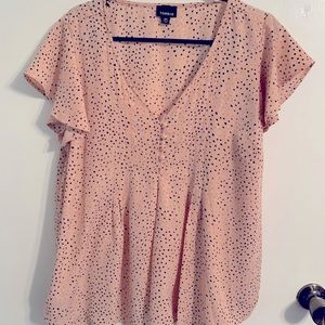 Pink Chiffon Top